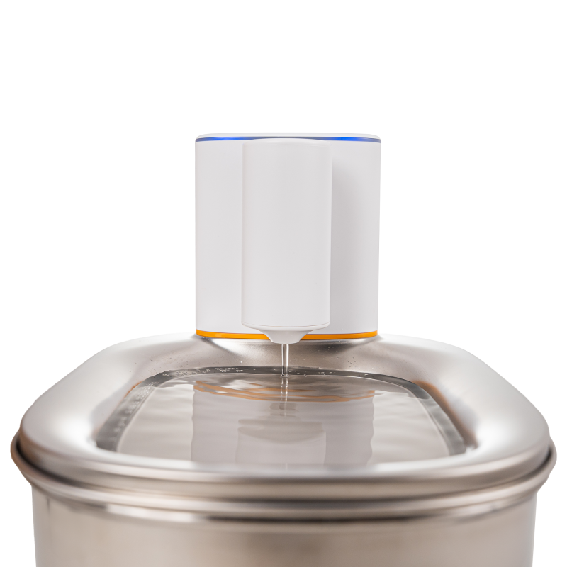 RESIGILAT - Fantana de apa smart SHAW® PRO V2 cu baterie, senzor inteligent, aplicatie mobila, filtru sterilizare UV, 4L, Inox