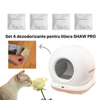 Set 4x Odorizant Litiera Automata SHAW PRO/ ULTRA/ ULTRA VIEW – Eliminare Eficienta a Mirosurilor