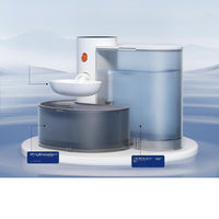 Fantana de Apa Inteligenta Pet Gravity, 3L, Auto-reumplere, Design Inclinat, Separare Apa Reziduala, USB-C Reincarcabil