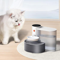 Fantana de Apa Inteligenta Pet Gravity, 3L, Auto-reumplere, Design Inclinat, Separare Apa Reziduala, USB-C Reincarcabil