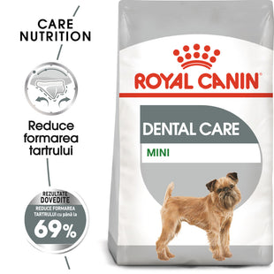 ROYAL CANIN Mini Dental Care Adult, hrană uscată câini, reducerea formării tartrului, 1kg