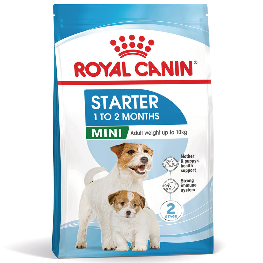 ROYAL CANIN Mini Starter Mother & Babydog, mama și puiul, hrană uscată câini, 8kg