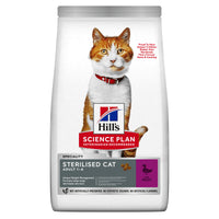 Hrana uscata pentru pisici adulte HILL'S SCIENCE PLAN Sterilized Cat cu Rata 3 Kg
