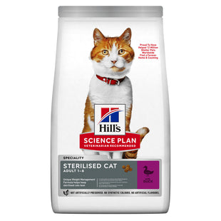 Hrana uscata pentru pisici adulte HILL'S SCIENCE PLAN Sterilized Cat cu Rata 3 Kg