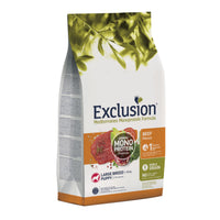 EXCLUSION Mediterraneo Monoprotein Formula Puppy Large Breed, L-XL, Vită, hrană uscată monoproteică câini junior, 12kg