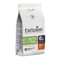 EXCLUSION Monoprotein VD Intestinal Medium&Large M-XL, Porc și Orez, dietă veterinară, hrană uscată câini, sistem digestiv, 12kg