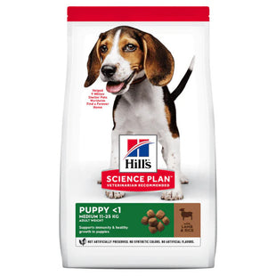 Hrana pentru caini HILL'S SCIENCE PLAN Medium Puppy cu miel si orez 2,5 Kg
