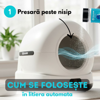 Parfumant si neutralizator de miros pentru litiera pisicii, SHAW Borfresh, cu bor natural