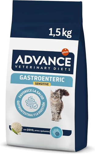 Hrana uscata speciala pentru pisici cu sensibilitate digestiva si tulburari gastrointestinale - ADVANCE Cat Gastro Sensitive 1,5 kg