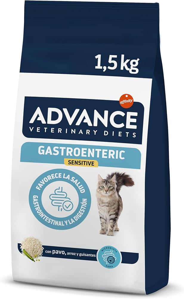 Hrana uscata speciala pentru pisici cu sensibilitate digestiva si tulburari gastrointestinale - ADVANCE Cat Gastro Sensitive 1,5 kg