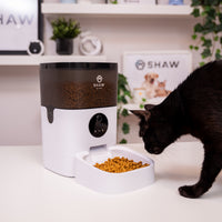 Hranitor automat Smart SHAW® pentru caini si pisici cu Camera Video infrarosu, Aplicatie telefon, Programabil, 4L