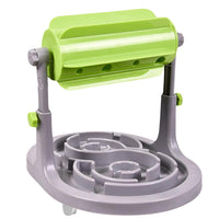 Jucarie Interactiva pentru Caini si Pisici SHAW tip Hranitor cu Rulare, Hranire Lenta si Stimulare Mentala