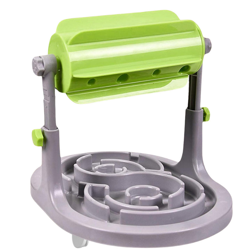 Jucarie Interactiva pentru Caini si Pisici SHAW tip Hranitor cu Rulare, Hranire Lenta si Stimulare Mentala