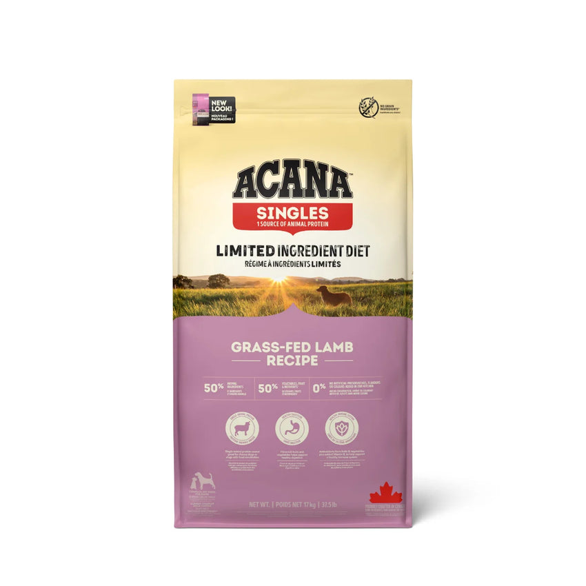 Hrana uscata premium fara cereale pentru caini, cu miel, mere si legume - ACANA Miel & Mere