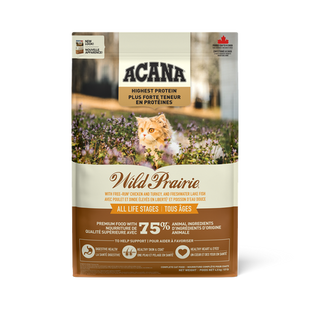 Hrana uscata premium fara cereale pentru pisici, cu pui, curcan si peste - ACANA Cat Wild Prairie