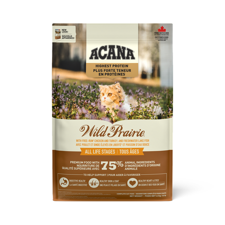 Hrana uscata premium fara cereale pentru pisici, cu pui, curcan si peste - ACANA Cat Wild Prairie
