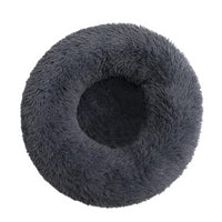 Pat pufos si moale pentru Caini sau Pisici, SHAW®, 50 x 50 cm, Gri inchis