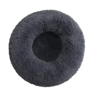 Pat pufos si moale pentru Caini sau Pisici, SHAW®, 50 x 50 cm, Gri inchis