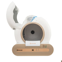 RESIGILAT - Litiera automata smart SHAW® Plus, pentru pisici, auto-curatare, eliminare mirosuri, aplicatie mobila, 9L
