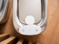 RESIGILAT - Fantana de apa smart SHAW® PRO V2 cu baterie, senzor inteligent, aplicatie mobila, filtru sterilizare UV, 4L, Inox