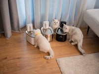 RESIGILAT - Fantana de apa smart SHAW® PRO V2 cu baterie, senzor inteligent, aplicatie mobila, filtru sterilizare UV, 4L, Inox