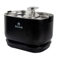 Fantana de apa smart SHAW® PRO V3 cu baterie si senzor, aplicatie mobila, sterilizare UV, pompa wireless, sistem filtrare, Negru