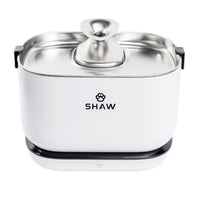 Fantana de apa smart SHAW® PRO V3 cu baterie si senzor, aplicatie mobila, sterilizare UV, pompa wireless, sistem filtrare, Alb