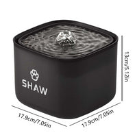 RESIGILAT- Fantana dispenser de apa SHAW® Capacitate 3L, pentru pisici si caini