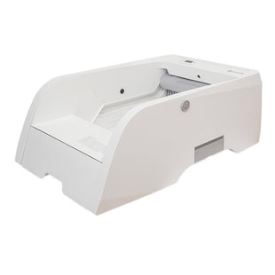 RESIGILAT- Litiera automata deschisa SHAW® pentru pisici de pana la 20kg, aplicatie mobila, camera video, sterilizare UV