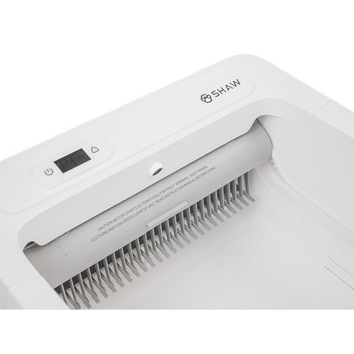 RESIGILAT- Litiera automata deschisa SHAW® pentru pisici de pana la 20kg, aplicatie mobila, camera video, sterilizare UV