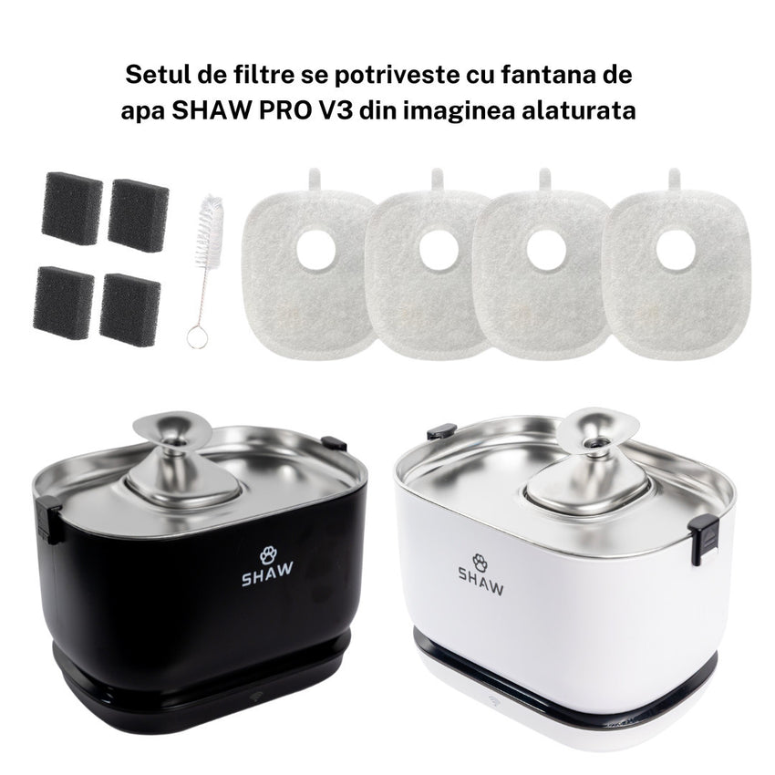 Set 4 Filtre pentru Fantana SHAW PRO V3