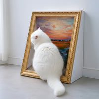 Tablou Multifunctional cu Culcus pentru Pisici SHAW – Design Elegant si Post de Zgariat Durabil