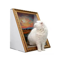 Tablou Multifunctional cu Culcus pentru Pisici SHAW – Design Elegant si Post de Zgariat Durabil