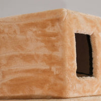 Ansamblu de joaca si catarat pentru pisici cu sisal, SHAW, MDF, bej, model Los Angeles