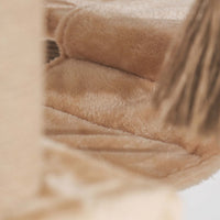 Ansamblu de joaca si catarat pentru pisici cu sisal, SHAW, MDF, bej, model Madrid