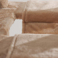 Ansamblu de joaca si catarat pentru pisici cu sisal, SHAW, MDF, bej, model Madrid