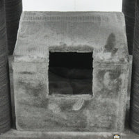 Ansamblu de joaca si catarat pentru pisici cu sisal, SHAW, MDF, gri, model Madrid