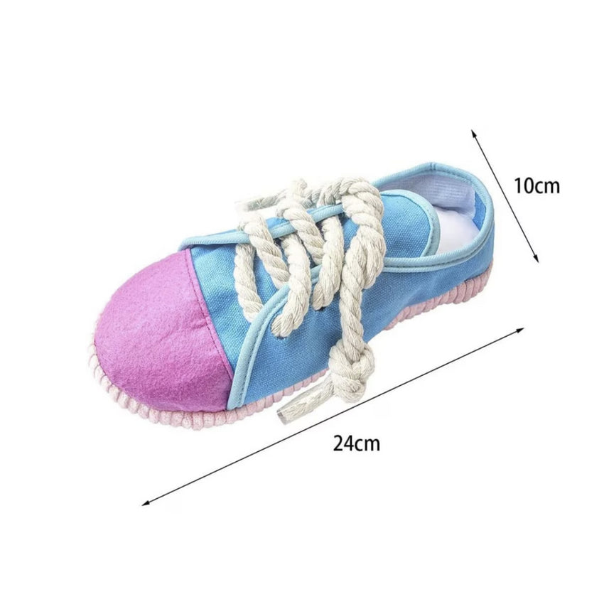 Jucarie Interactiva de ros pentru Caini SHAW, in Forma de Pantof