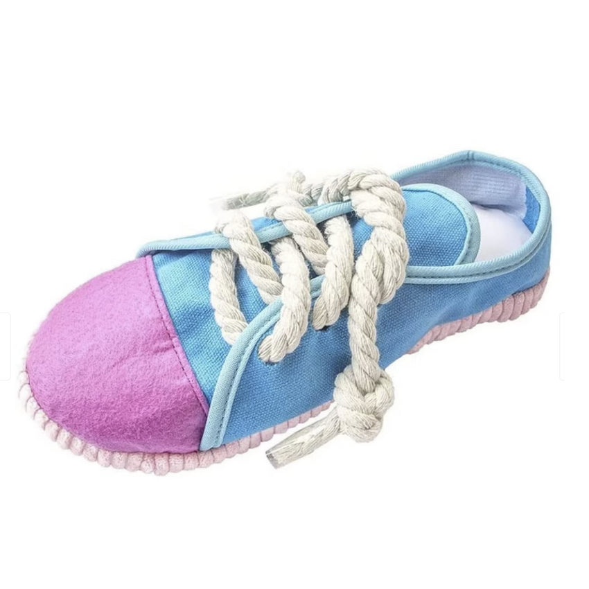 Jucarie Interactiva de ros pentru Caini SHAW, in Forma de Pantof