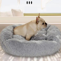 Pat pufos si moale pentru Caini, SHAW®, 95 x 75 cm, Gri deschis