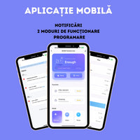 Fantana de apa smart SHAW® inox, aplicatie mobila, filtrare apa, 4L, argintiu