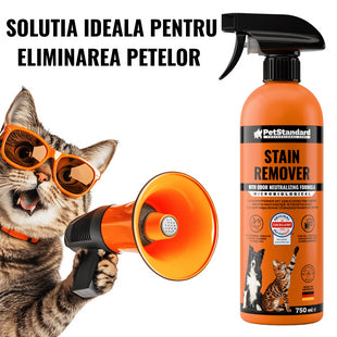 Solutie Profesionala Enzimatica pentru Eliminarea Petelor cu Neutralizare Mirosuri, Pet Standard, 750 ml