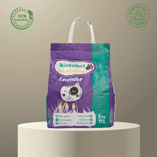 Set 2 x nisip Biodegradabil pentru Pisici si Litiera Automata BioSelect, Asternut Natural din Porumb, Fara Praf, Fara Miros
