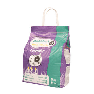 Set 2 x nisip Biodegradabil pentru Pisici si Litiera Automata BioSelect, Asternut Natural din Porumb, Fara Praf, Fara Miros