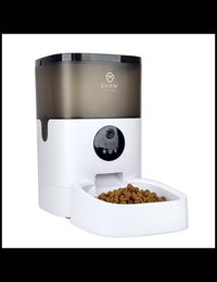 RESIGILAT - Hranitor automat Smart SHAW® pentru caini si pisici cu Camera Video infrarosu, Aplicatie telefon, Programabil, 4L
