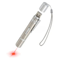 Laser 3 in 1, jucarie pentru pisici, 5 variante laser, Lumina UV, Lanterna, încărcare USB, Otel inoxidabil, Gri