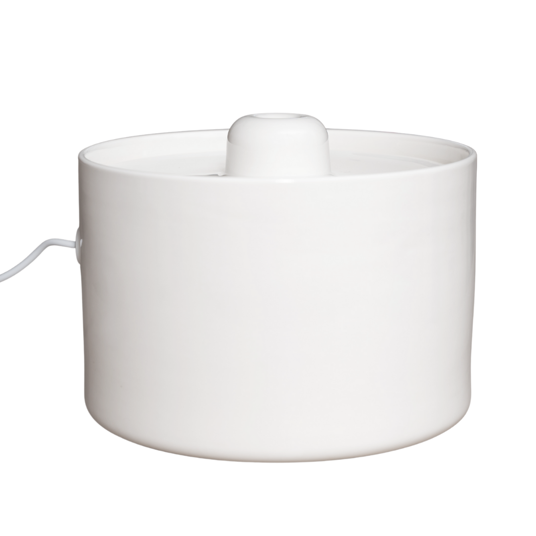 Fantana de apa SHAW® din ceramica, silentioasa, sistem filtrare, 2L