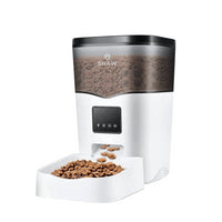 RESIGILAT - Hranitor automat SHAW® pentru caini si pisici, aplicatie mobila, 3L, programare hranire, WiFi