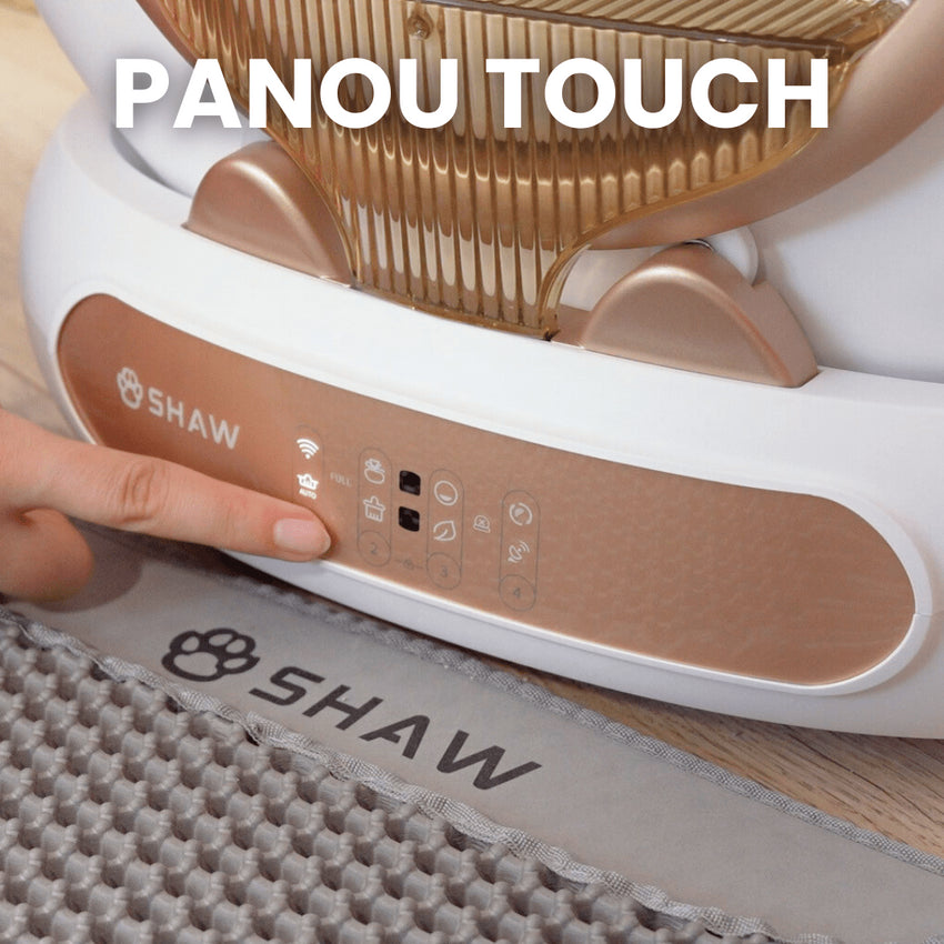 RESIGILAT - Litiera automata smart SHAW® V4 pentru pisici, auto-curatare, eliminare mirosuri prin ionizare, aplicatie mobila, 9L