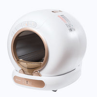 RESIGILAT - Litiera automata smart SHAW® V4 pentru pisici, auto-curatare, eliminare mirosuri prin ionizare, aplicatie mobila, 9L